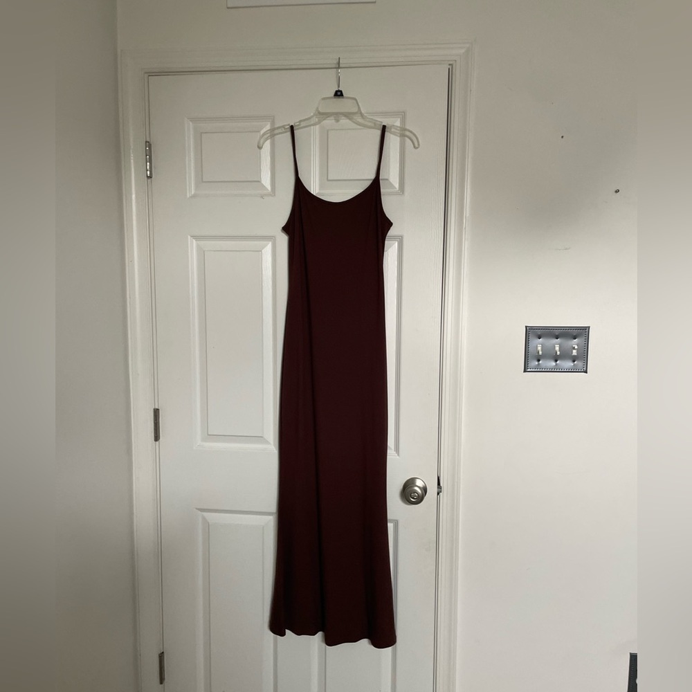 Long Brown Lounge Dress